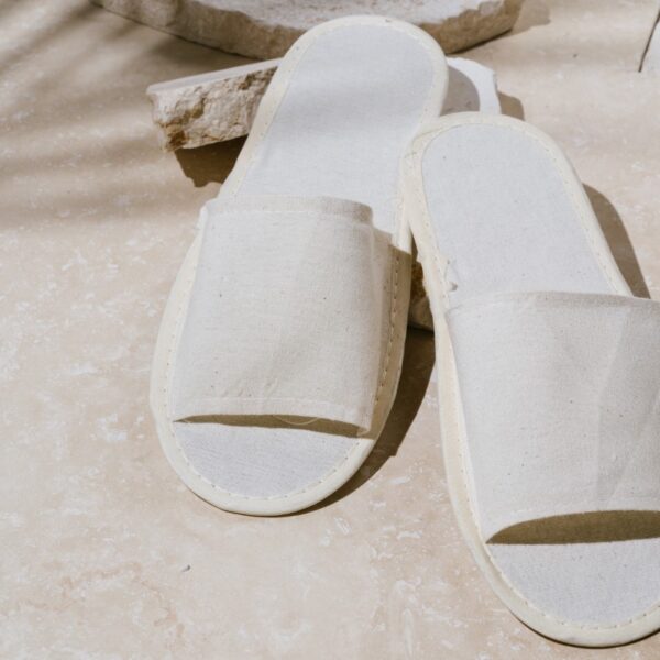 Biodegradable Open Toe Kraft Slipper (100) - Image 3