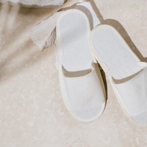 Biodegradable Open Toe Kraft Slipper (100)