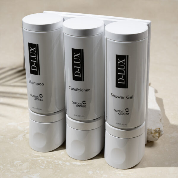 DLUX 2.0S-White Refillable Dispenser